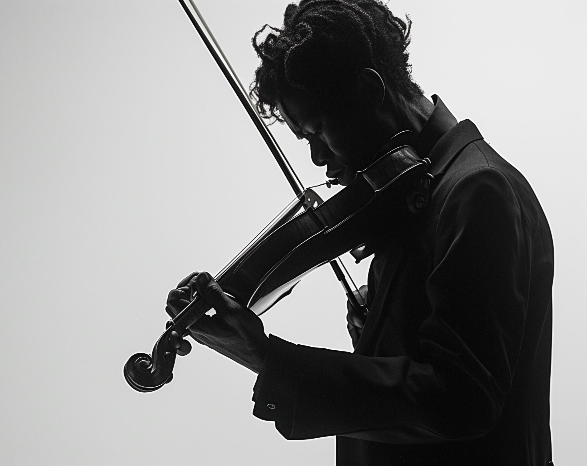 Violinista interpretando música como imagen de Eventos 360º de Un Lugar en Navarra